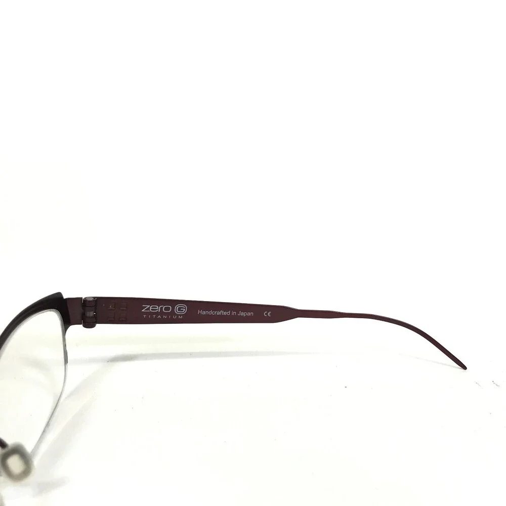 Zero G Eyeglasses Frames Ridgewood Merlot Red Rectangular Cat Eye 48-17-130